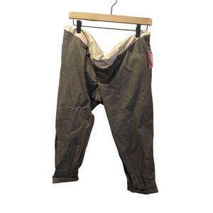 Isabel Maternity‎ Pants By Ingrid & Isabel Size 14 Taupe Stretchy